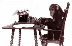 chimp and typewriter