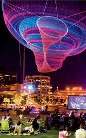 "Her Secret is Patience" by Janet Echelman.  Phoenix, AZ