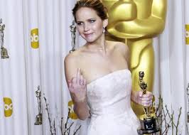 This was the best picture.Jennifer Lawrence, backstage.