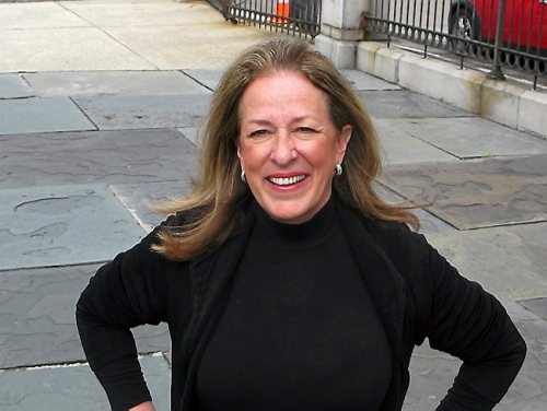 Not as funny as her brother, but she'd have to be better than her sleazy opponent