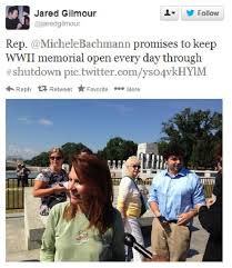Michel Bachmann, vowing to keep open the memorial she just voted to close, today