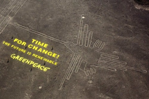 nazca lines greenpeace